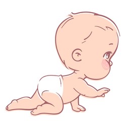 Child crawling